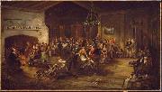 Attributed to Wilkie, The Christmas Party.